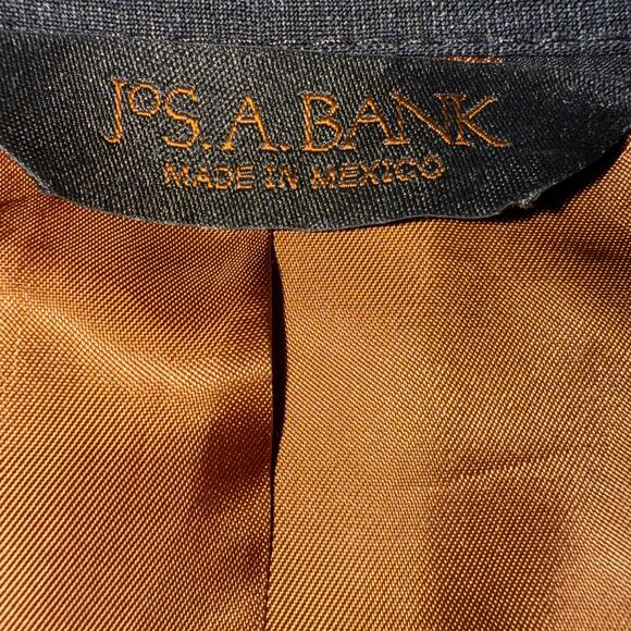 Jos. A. Bank Joseph 42L Slim Fit Wool Blazer Charcoal Gray Sport Coat - Picture 6 of 10